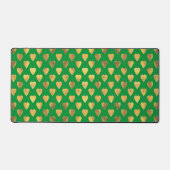 GREEN WITH SHINY GOLD HEARTS BUREAUMAT (Voorkant)