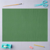 Green with White Polka Dots Tissue Paper Tissuepapier (Craft)