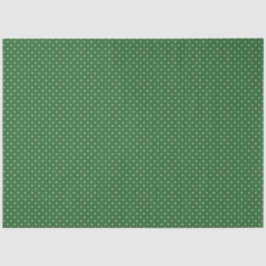 Green with White Polka Dots Tissue Paper Tissuepapier