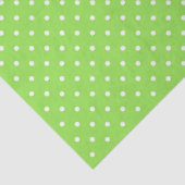 Green With White Polka Dots Tissuepapier (Detail)