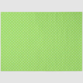 Green With White Polka Dots Tissuepapier (Voorkant)