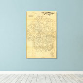 Green Wood begraafplaats Canvas Afdruk (Insitu (Houten vloer))