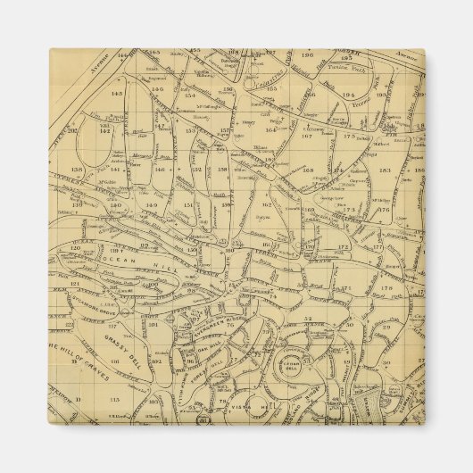 Green Wood begraafplaats Magneet (Voorkant)