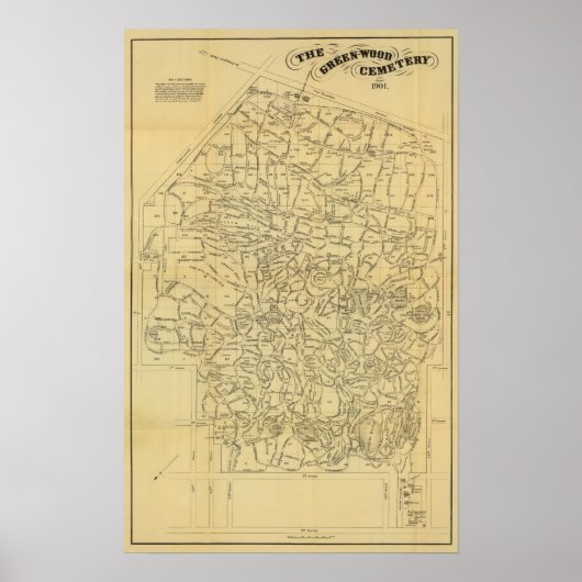 Green Wood begraafplaats Poster (Voorkant)