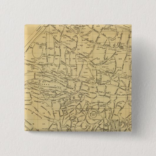Green Wood begraafplaats Vierkante Button 5,1 Cm (Voorkant)
