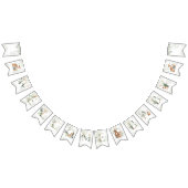 Green Woodland Animals Baby shower Decorations Vlaggetjes (Alle)