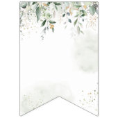 Green Woodland Animals Baby shower Decorations Vlaggetjes (Eerste vlag)