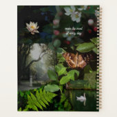 Green Woodland Dreams Collage Planner (Achterkant)