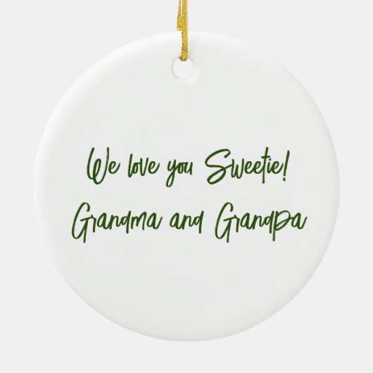 Green Woodland Fairy met Bloemen Ornament (Achterkant)