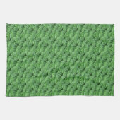 Green Woodland Ferns Natuur Pattern Theedoek (Horizontaal)