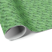 Green Woodland Ferns Pattern Natuur Cadeaupapier (Rol Hoek)