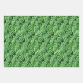 Green Woodland Ferns Pattern Natuur Inpakpapier Vel (Voorkant 3)
