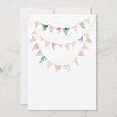 Green Woodland Party Dieren Uitnodiging voor verja (Achterkant)