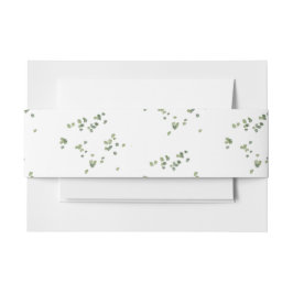 Green Woodland Theme All in One Wedding Uitnodigin Uitnodigingen Wikkel