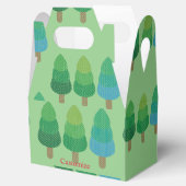 Green Woodland Trees Thunder_Cove Bedankdoosjes (Geopend)