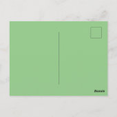 Green Woodland Trees Thunder_Cove Briefkaart (Achterkant)