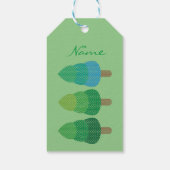 Green Woodland Trees Thunder_Cove Cadeaulabel (Achterkant)