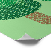 Green Woodland Trees Thunder_Cove Poster (Hoek)