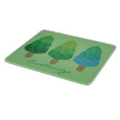 Green Woodland Trees Thunder_Cove  Snijplank (Hoek)