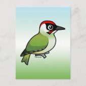 Green Woodpecker Briefkaart (Voorkant)