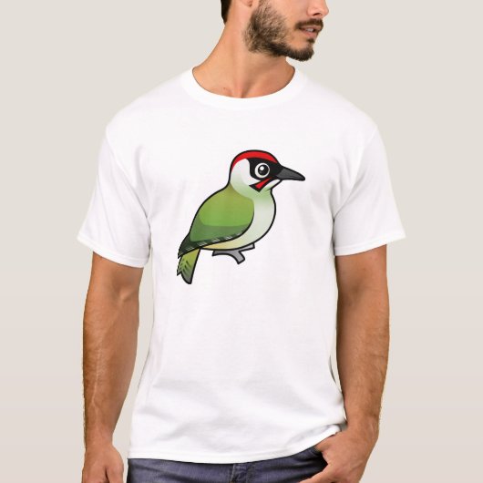 Green Woodpecker T-shirt (Voorkant)