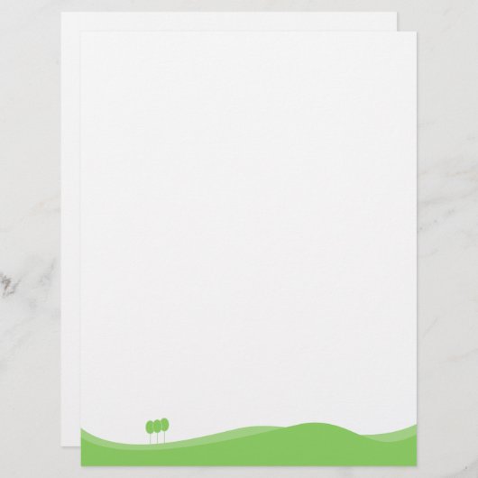Green World Letterhead (Voorkant / Achterkant)