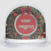 Green Wreath Klantwaardering Sneeuwbol (Voorkant)