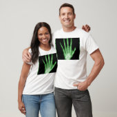 Green X-ray Skeleton Hand T-shirt (Unisex)