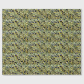 Green Yellow Alligator Crocodile Dragon Leather Cadeaupapier (Vlak)