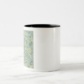 Green Yellow Jasmine door William Morris Tweekleurige Koffiemok (Center)