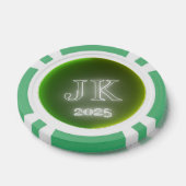 Green Yellow Poker Chip JK 2025 (Enkel)
