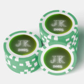 Green Yellow Poker Chip JK 2025 (Opstapeling)