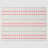 Green-Yellow-Red Pixel knit Pattern Tissuepapier (Voorkant)