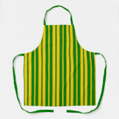 Green Yellow Stylish Stripes Pattern Design Schort (Voorkant)