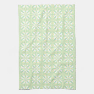 Green Yellow White Southwestern Print Towel Theedoek