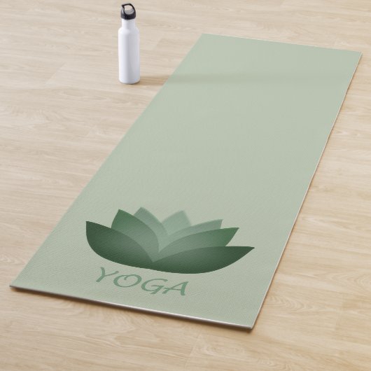 Green Yoga Lotus Flower Yogamat (In situ)