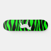 Green Zebra Skateboard (Horizontaal)