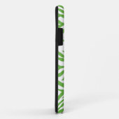 Green Zebra Stripe w/Dachshund Case-Mate iPhone Case (Achterkant/rechts)