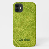Green Zee Grape Leaf iPhone 11 Hoesje (Achterkant)