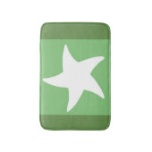 Green Zee Star Badmat (Voorkant Verticaal)