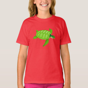Green Zee Turtle Girls T-Shirt