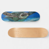 Green Zee Turtle Honu Cruizin Schaats Decboard Persoonlijk Skateboard (Horizontaal)