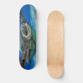 Green Zee Turtle Honu Cruizin Schaats Decboard Persoonlijk Skateboard (Voorkant)