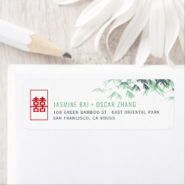 Green Zen Bamboo laat Chinees huwelijksadres over Etiket