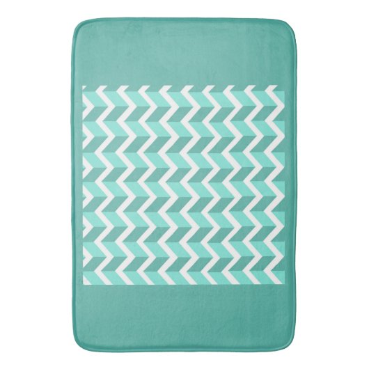 Green ZigZag Badmat (Voorkant Verticaal)