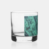 Green Zoisiet Mineral Stone Monogram Whisky Glas (Rechts)