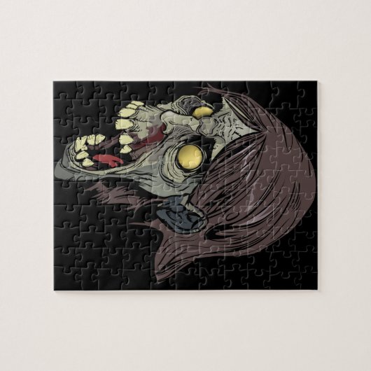 Green Zombie Legpuzzel (Horizontaal)