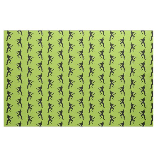 Green Zombie Pattern Stof (Yard (91,4 cm))