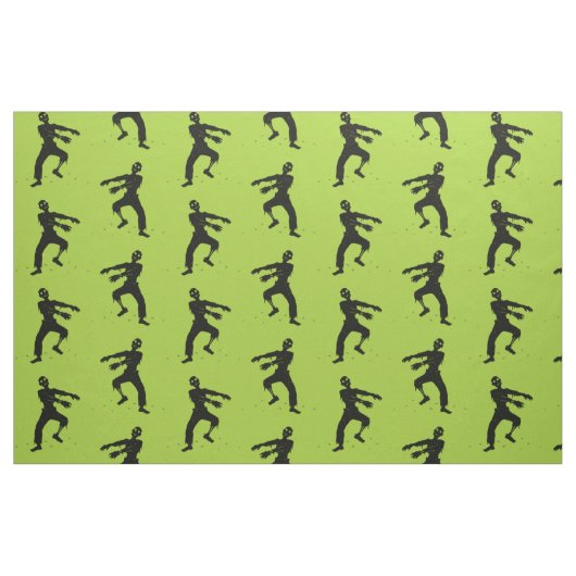Green Zombie Pattern Stof (Fat Quarter)