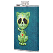 Green Zombie Sugar Kitten Heupfles (Links)